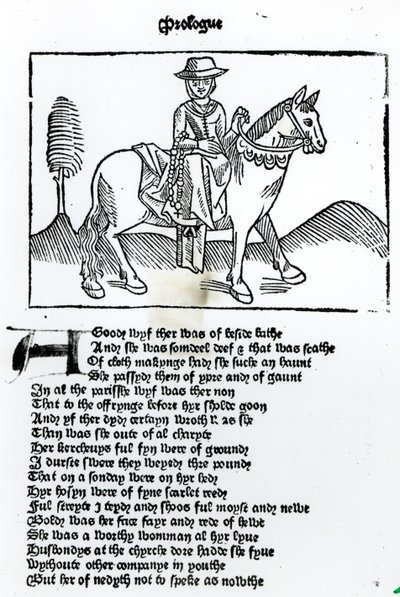 The Wife of Bath, illustration from Geoffrey Chaucer